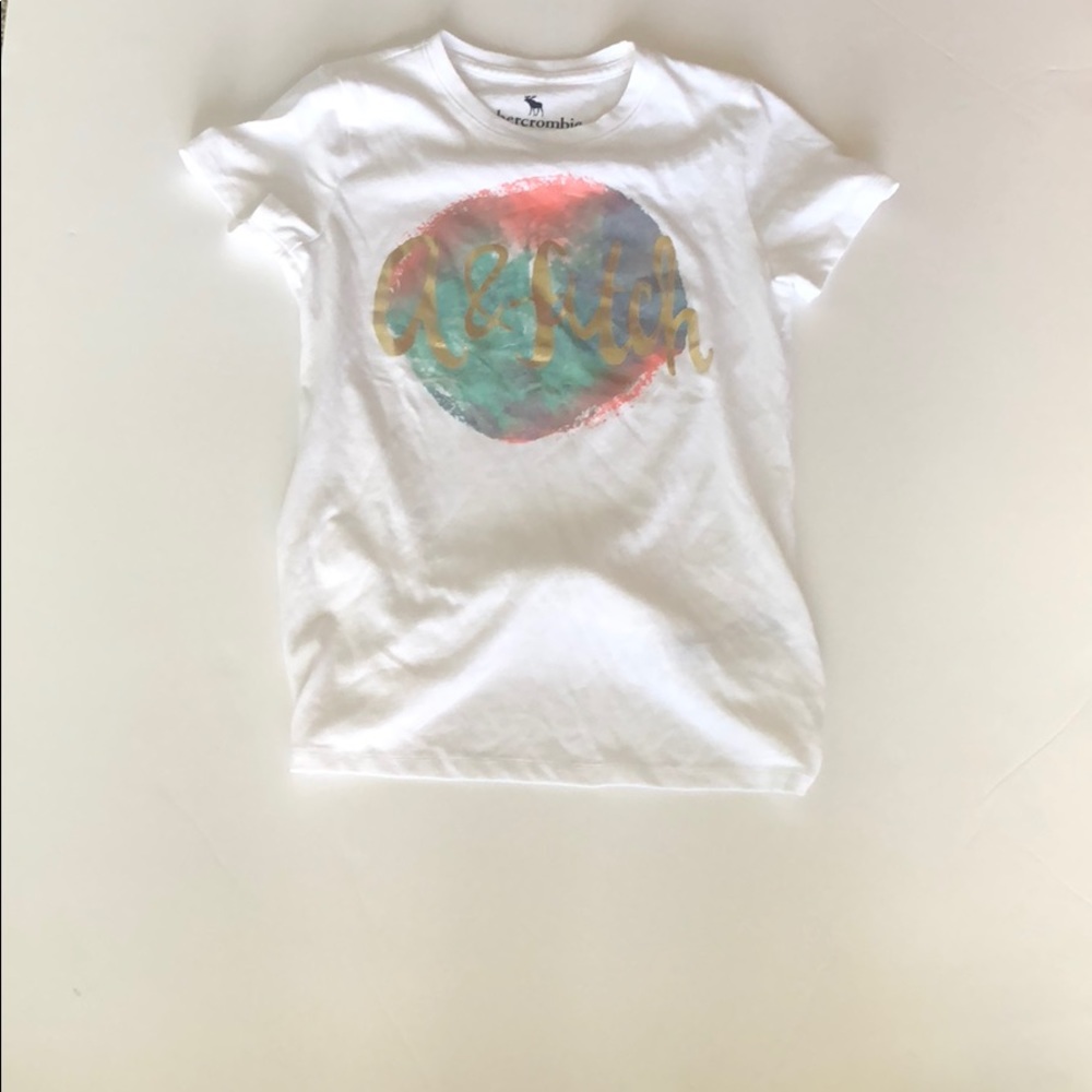 White Abercrombie kids t-shirt